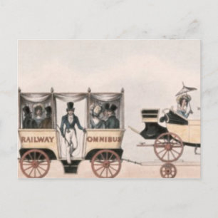 Cartão Postal Os julgamentos Rainhill, "Novelty", os fracassados