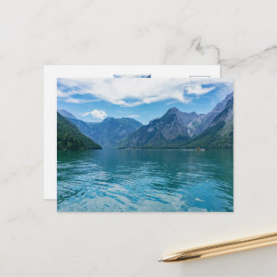 Cartão Postal Os Königssee na Baviera, Berchtesgaden