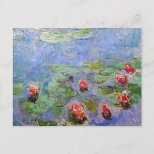 Cartão Postal Os lírios de água de Claude Monet