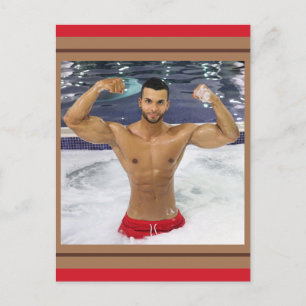 Cartão Postal Os melhores Hunks no Planeta! Hora Da Igualdade!