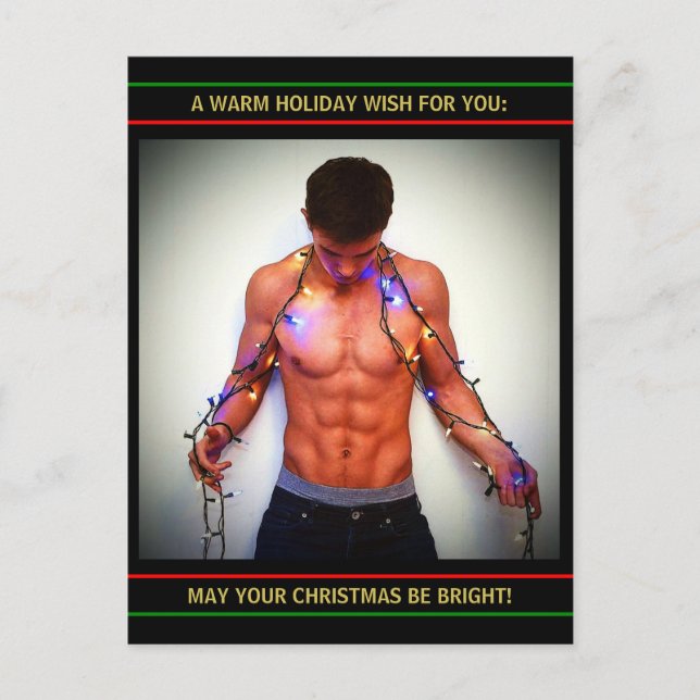 Cartão Postal Os melhores Hunks no Planeta! Hora Da Igualdade! (Frente)