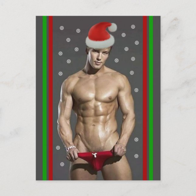 Cartão Postal Os melhores Hunks no Planeta! Hora Da Igualdade! (Frente)