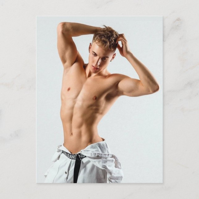 Cartão Postal Os melhores Hunks no Planeta! Hora Da Igualdade! (Frente)