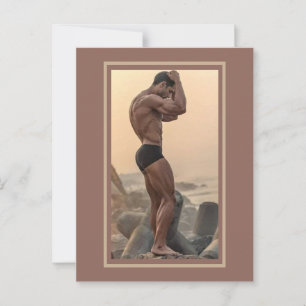 Cartão Postal Os melhores Hunks no Planeta! Hora Da Igualdade!