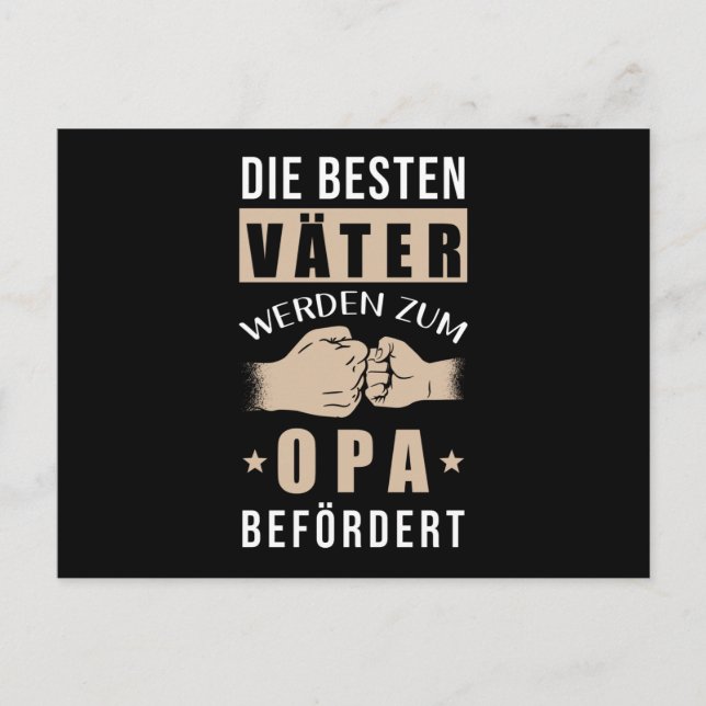 Cartão Postal Os Melhores Pais Se Tornam Avós (Frente)
