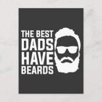 Os melhores pais têm barbas Dia de os pais engraça