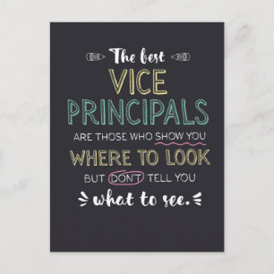 Cartão Postal Os melhores vice-principais mostram onde procurar