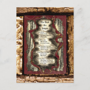 Cartão Postal Os Mortos São Julgados