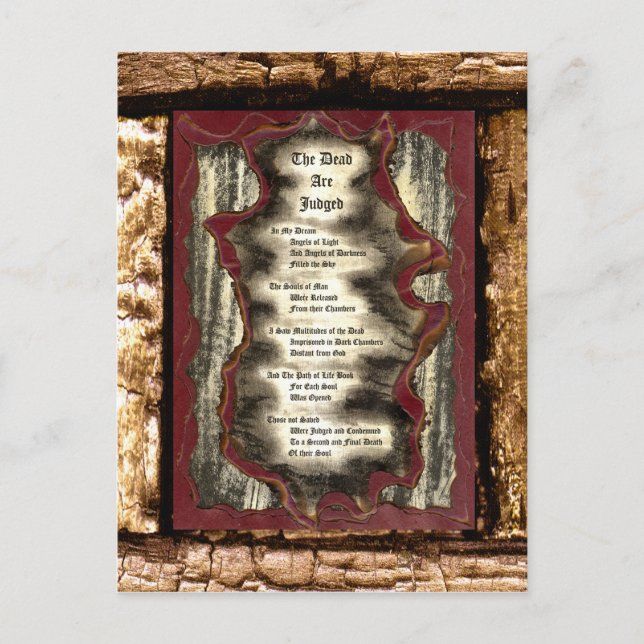 Cartão Postal Os Mortos São Julgados (Frente)