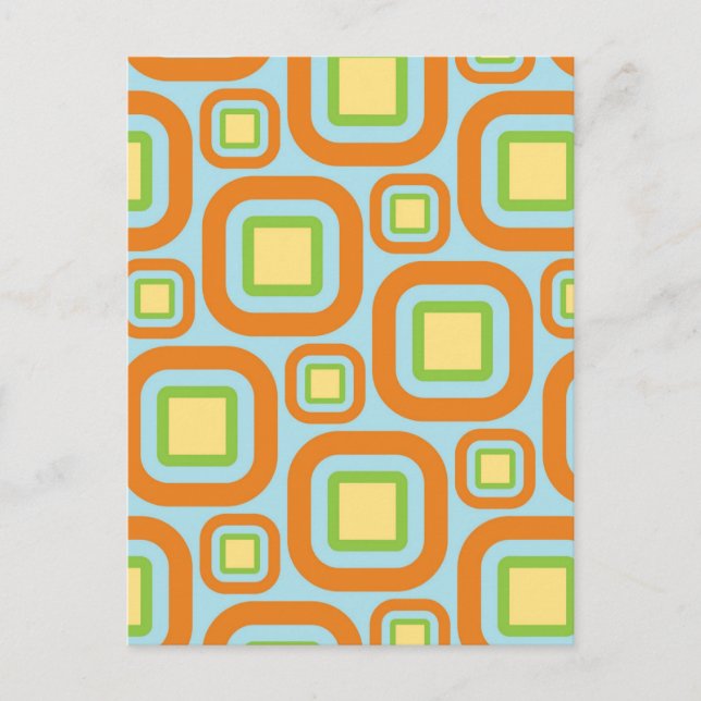 Cartão Postal Os Nomes Modernos Retangem 24 (Frente)