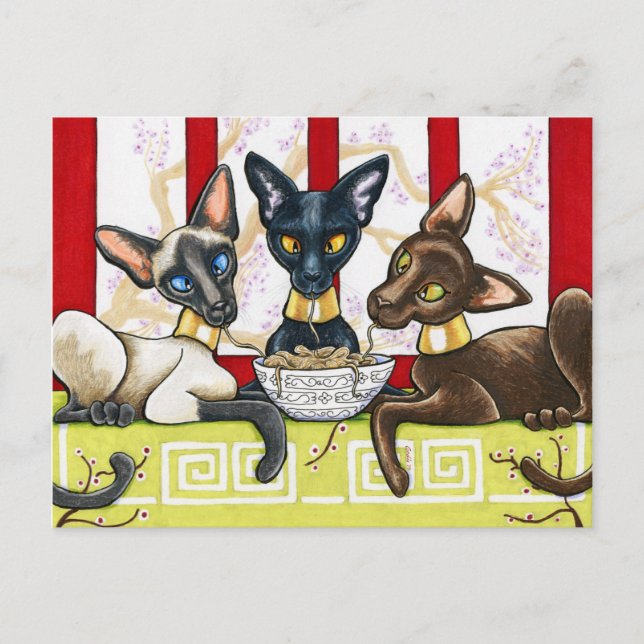 Cartão Postal Os orientais (Frente)