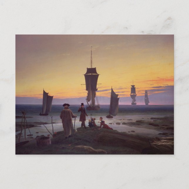 Cartão Postal Os Palcos da vida, c.1835 (Frente)