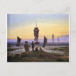 Cartão Postal Os palcos de Caspar David Friedrich