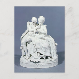 Cartão Postal Os Parentes Felizes, Meissen, c.1770