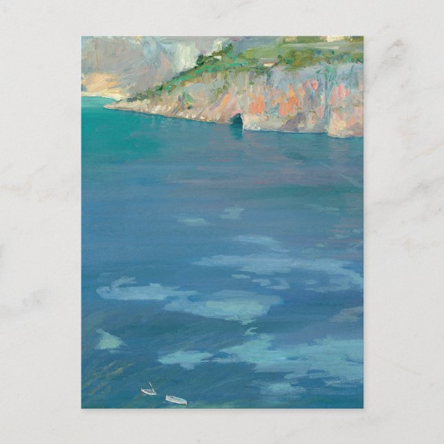 Cartão Postal Os Pequenos Barcos Brancos | Sir John Lavery (Frente)