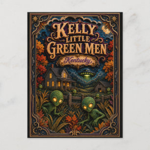Cartão Postal Os Pequenos Homens Verdes de Kelly Kentucky Popcut