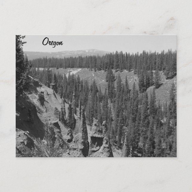 Cartão Postal Os Pinnacle, Lago Crater (Frente)