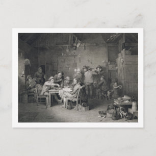 Cartão Postal Os políticos da aldeia, gravados por Abraham Raim