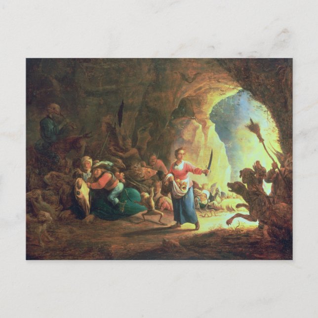 Cartão Postal Os portões de Hades (Frente)