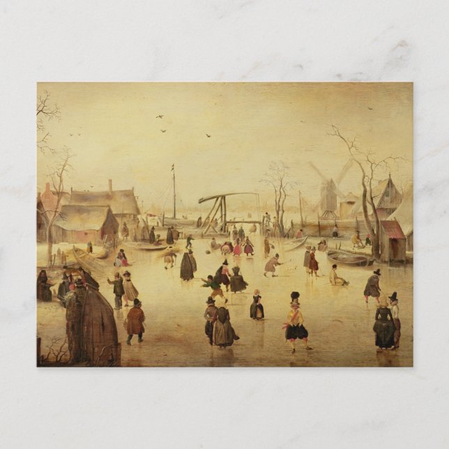 Cartão Postal Os prazeres do inverno (Frente)