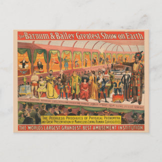 Cartão Postal Os Prodigiosos Incomparáveis de Fenômenos Físicos