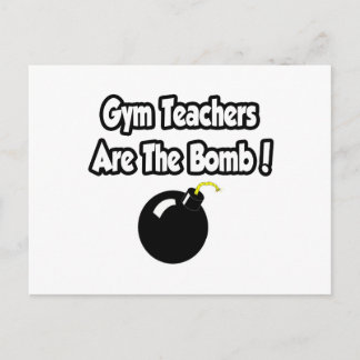 Cartão Postal Os Professores De Ginástica São A Bomba!