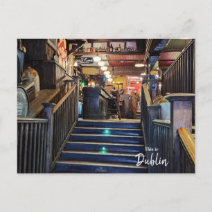 Cartão Postal Os Pubs de Dublin-Irlanda