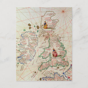 Cartão Postal Os Reinos da Inglaterra e Escócia