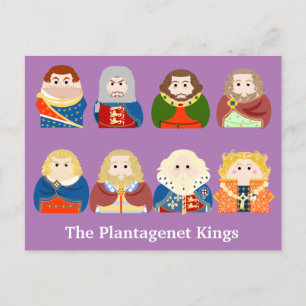 Cartão Postal Os Reis Plantagenet