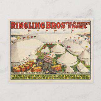 Cartão Postal Os Ringling Bros. Circo