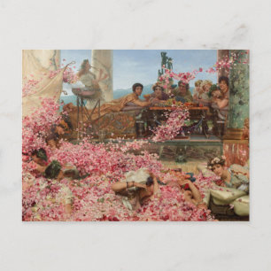 Cartão Postal Os Rosas de Heliogabalus (antigo luxo romano)