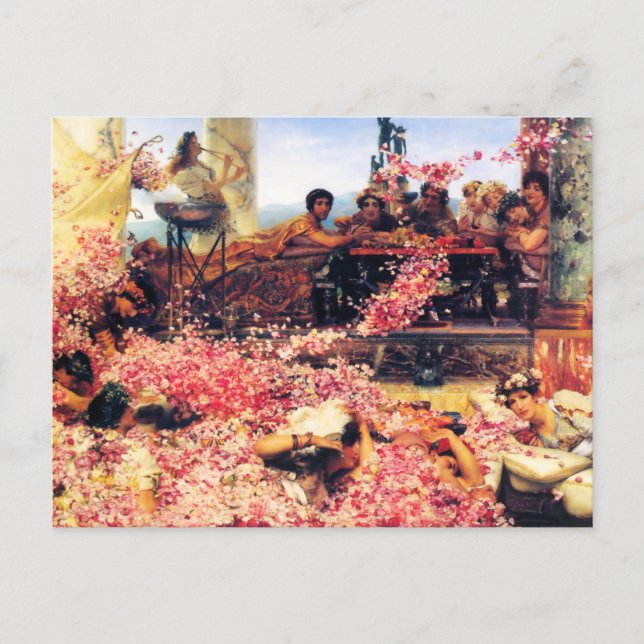 Cartão Postal Os Rosas do Cartão-postal Heliogabalus (Frente)