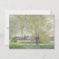 Os Salgueiros Claude Monet 1880