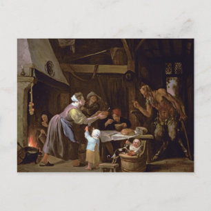 Cartão Postal Os Satyrs e a Família
