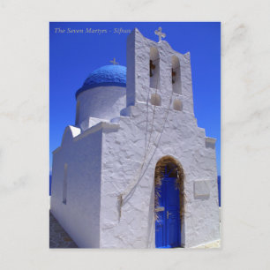 Cartão Postal Os Sete Mártires - Sifnos
