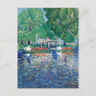 Cartão Postal Os Swan Boats   George Luks