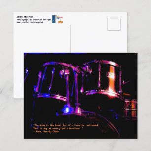 Cartão Postal Os tambores fazem o cartão-postal de conversa