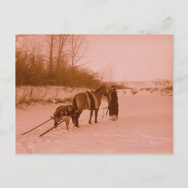 Cartão Postal Os Travois (Frente)