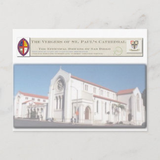 Cartão Postal Os Vergers da Rua. Cartão-postal da Catedral de Pa