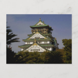 Cartão Postal Osaka Castle