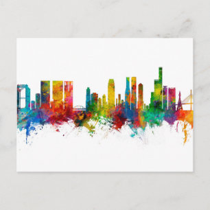 Cartão Postal Osaka Japan Skyline