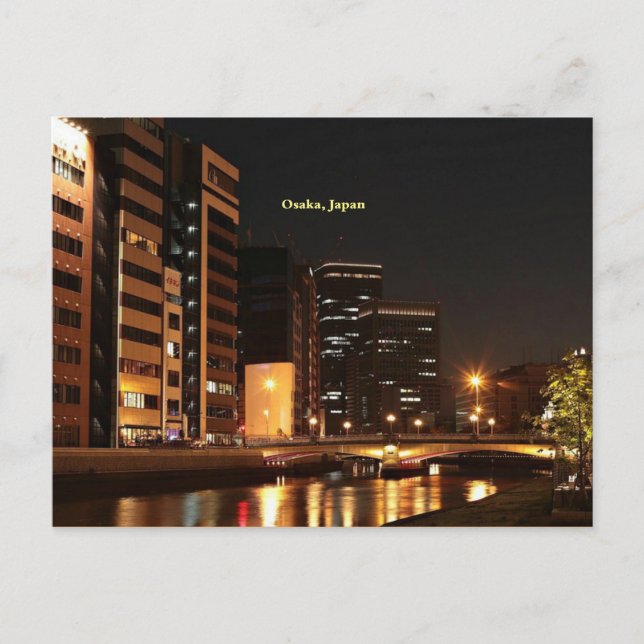 Cartão Postal Osaka, Japão (Frente)