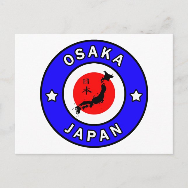 Cartão Postal Osaka Japão (Frente)