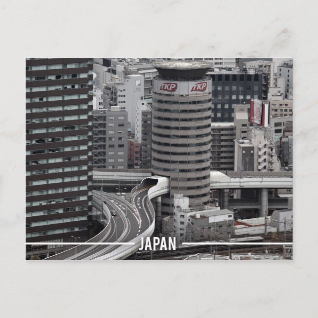 Cartão Postal Osaka Umeda Skyline, Japão (Frente)