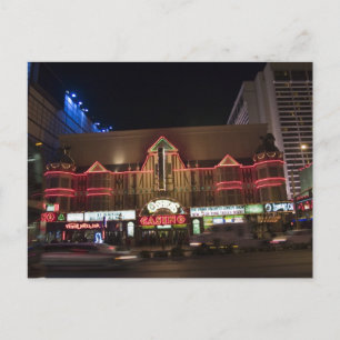 Cartão Postal O'Sheas Las Vegas no Night Photo Postcards