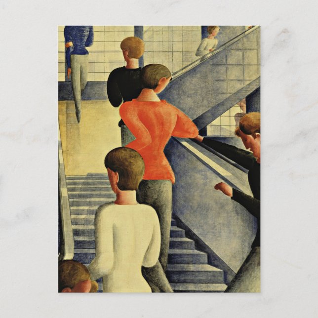 Cartão Postal Oskar Schlemmer - Bauhaus Stairway (Frente)