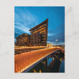 Cartão Postal Oslo à noite, Noruega