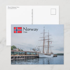 Cartão Postal Oslo Noruega