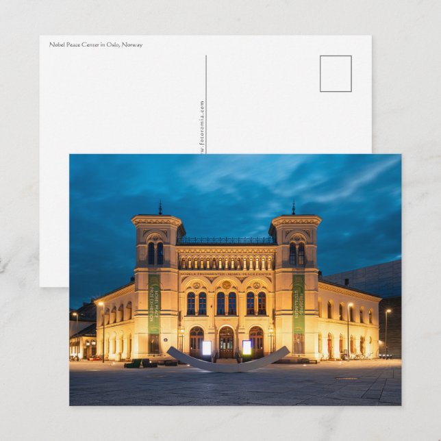 Cartão Postal Oslo Noruega (Frente/Verso)