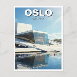 Cartão Postal Oslo Norway Viagem